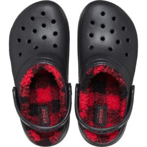 Crocs Kids’ Classic Lined Buffalo Check Clog