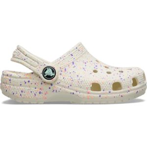 Crocs Kids’ Classic Glow Paint Splatter Clog сабо